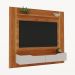 Painel Home Suspenso Maracatu Para TV até 70" Polegadas Cinamomo/Off White