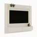 Painel Home Suspenso Maracatu Para TV até 70" Polegadas Off White