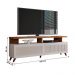 Rack Bancada Londres Para TV Até 65" Polegadas Off White/Matte