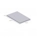 [OUTLET] Pillow Top Casal Guldi Dream Espuma D50 Viscoelástica com Alça (5x138x188) Branco e Cinza