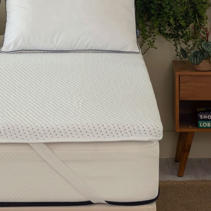 [OUTLET] Pillow Top King Guldi Softcom Espuma D30 com Alça (5x193x203) Branco