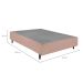 Base para Cama Box Casal Guldi (38x138x188) Natural e Cinza