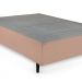 Base para Cama Box King Guldi (38x193x203) Natural e Cinza