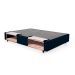 Base para Cama Box King Guldi com Guarda Objetos Azul
