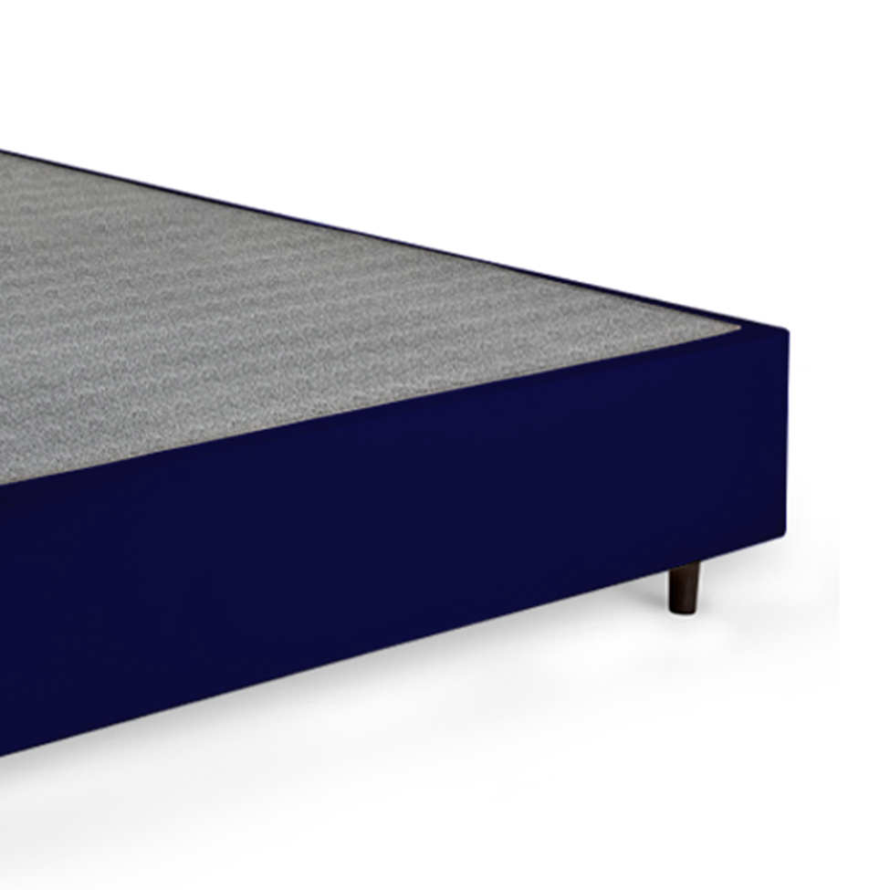 Base para Cama Box Queen Guldi (38x158x198) Azul e Cinza