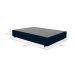 Base para Cama Box Queen Guldi com Guarda Objetos Azul