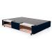 Base para Cama Box Queen Guldi com Guarda Objetos Azul