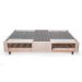 Base para Cama Box Queen Guldi com Guarda Objetos Bege