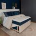 Base para Cama Box Queen Guldi com Guarda Objetos Bege