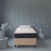 Base para Cama Box Solteiro King Guldi (38x96x203) Natural e Cinza