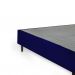Cama Box Casal Azul com Colchão Guldi Dream Mola Ensacada (30x138x188) Cinza e Branco