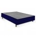 Cama Box Casal Azul com Colchão Guldi Dream Mola Ensacada (30x138x188) e 2 Travesseiros Guldi Dream Branco e Azul