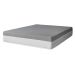 Cama Box Casal Azul com Colchão Guldi Dream Mola Ensacada (30x138x188) e 2 Travesseiros Guldi Soft Nasa Cinza e Branco