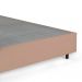 Cama Box Casal Bege com Colchão Guldi Dream Mola Ensacada (30x138x188) Cinza e Branco