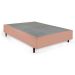 Cama Box Casal Bege com Colchão Guldi Dream Mola Ensacada (30x138x188) Cinza e Branco