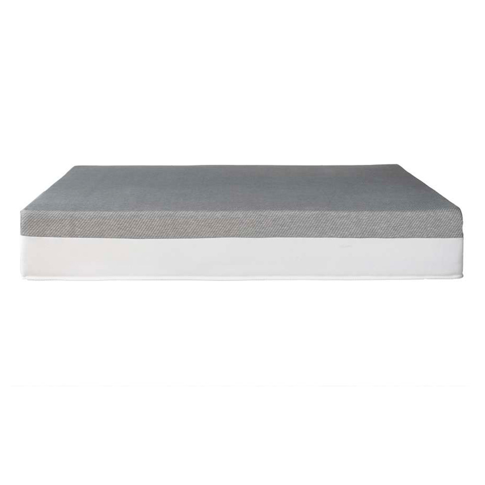 Cama Box Casal Bege com Colchão Guldi Dream Mola Ensacada (30x138x188) e 2 Travesseiros Guldi Soft Nasa Cinza e Branco