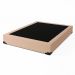 Cama Box Casal Joe Linho Bege com Colchão Guldi Massageador Quântico Molas Ensacadas (30x138x188) Branco e Bege