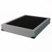 Cama Box Casal Joe Linho Cinza com Colchão Guldi Dream Mola Ensacada (30x138x188) Cinza e Branco