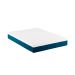 Cama Box Casal Joe Linho Cru com Colchão Guldi Mola Ensacada Original Firme (25x138x188) Azul e Branco
