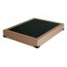 Cama Box Casal Joe Suede Bege com Colchão Guldi Massageador Quântico Molas Ensacadas (30x138x188) Branco e Bege