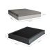 Cama Box Casal Joe Suede Grafite com Colchão Guldi Dream Mola Ensacada (30x138x188) Cinza e Branco