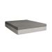 Cama Box Casal Joe Suede Grafite com Colchão Guldi Dream Mola Ensacada (30x138x188) Cinza e Branco