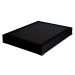 Cama Box Casal Joe Suede Preto com Colchão Guldi Mola Ensacada Original Macio (25x138x188) Azul e Branco