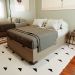 Cama Box Casal Martin Premium Linho Cru com Colchão Guldi Duplo Plus D28 (16x138x188) Branco e Azul