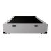 Cama Box Casal Martin Premium Revestimento Sintético Branco com Colchão Guldi Mola Ensacada Original Macio (25x138x198) Azul e Branco