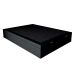 Cama Box Casal Martin Premium Revestimento Sintético Preto com Colchão Guldi Duplo Plus D28 (16x138x188) Branco e Azul