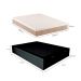 Cama Box Casal Martin Premium Revestimento Sintético Preto com Colchão Guldi Massageador Quântico Molas Ensacadas (30x138x188) Branco e Bege