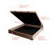 Cama Box Casal Martin Premium Suede Bege com Colchão Guldi Massageador Quântico Molas Ensacadas (30x138x188) Branco e Bege