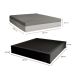 Cama Box Casal Martin Premium Suede Preto com Colchão Guldi Dream Mola Ensacada (30x138x188) Cinza e Branco