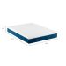 Cama Box Casal com Colchão Mola Ensacada Firme Guldi Natural e Azul