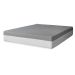 Cama Box King Azul com Colchão Guldi Dream Mola Ensacada (30x193x203) Cinza e Branco