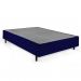 Cama Box King Azul com Colchão Guldi Dream Mola Ensacada (30x193x203) e 2 Travesseiros Guldi Dream Branco e Azul