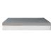 Cama Box King Bege com Colchão Guldi Dream Mola Ensacada (30x193x203) Cinza e Branco