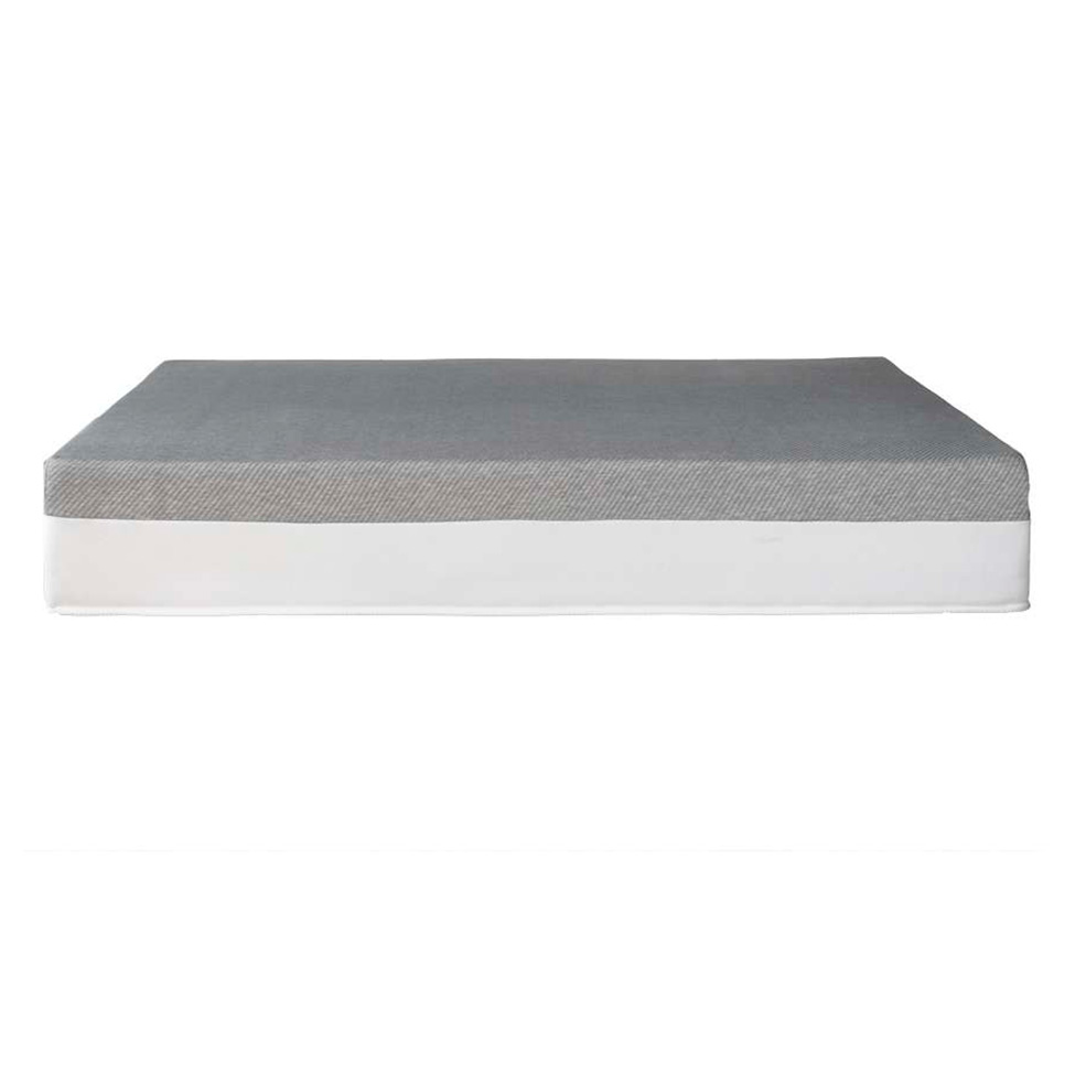 Cama Box King Bege com Colchão Guldi Dream Mola Ensacada (30x193x203) Cinza e Branco