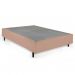 Cama Box King Bege com Colchão Guldi Dream Mola Ensacada (30x193x203) e 2 Travesseiros Guldi Dream Branco e Azul