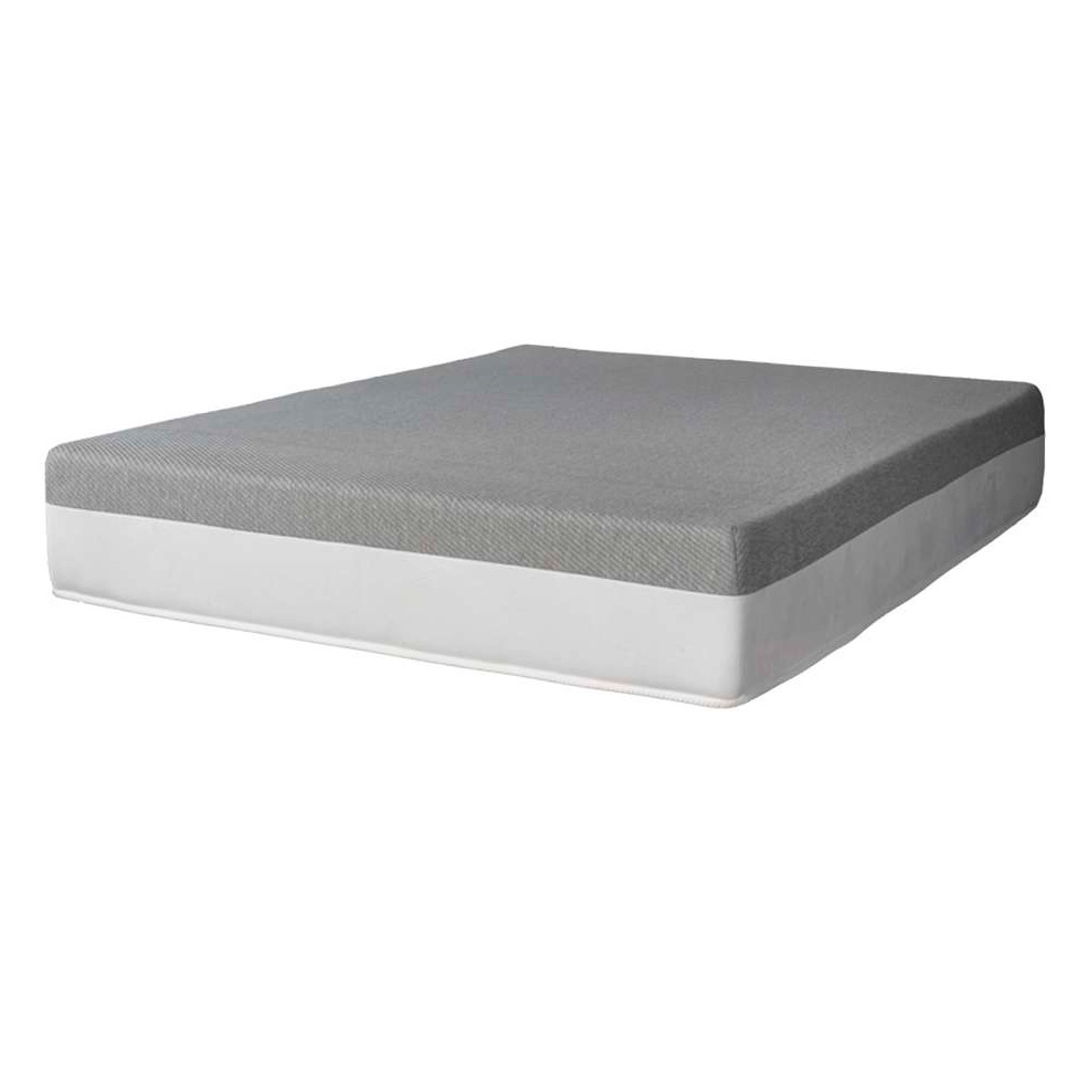 Cama Box King Bege com Colchão Guldi Dream Mola Ensacada (30x193x203) e 2 Travesseiros Guldi Soft Nasa Cinza e Branco