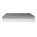 Cama Box King Bege com Colchão Guldi Dream Mola Ensacada (30x193x203) e 2 Travesseiros Guldi Soft Nasa Cinza e Branco