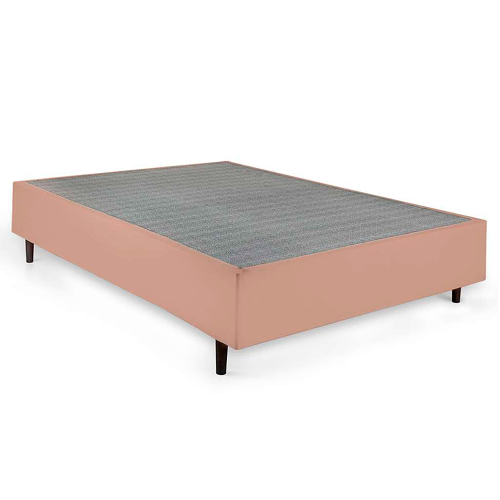Cama Box King Bege com Colchão Guldi Dream Mola Ensacada (30x193x203) e 2 Travesseiros Guldi Soft Nasa Cinza e Branco