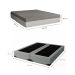 Cama Box King Joe Linho Cinza com Colchão Guldi Dream Mola Ensacada (30x193x203) Cinza e Branco