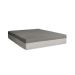 Cama Box King Joe Linho Cinza com Colchão Guldi Dream Mola Ensacada (30x193x203) Cinza e Branco