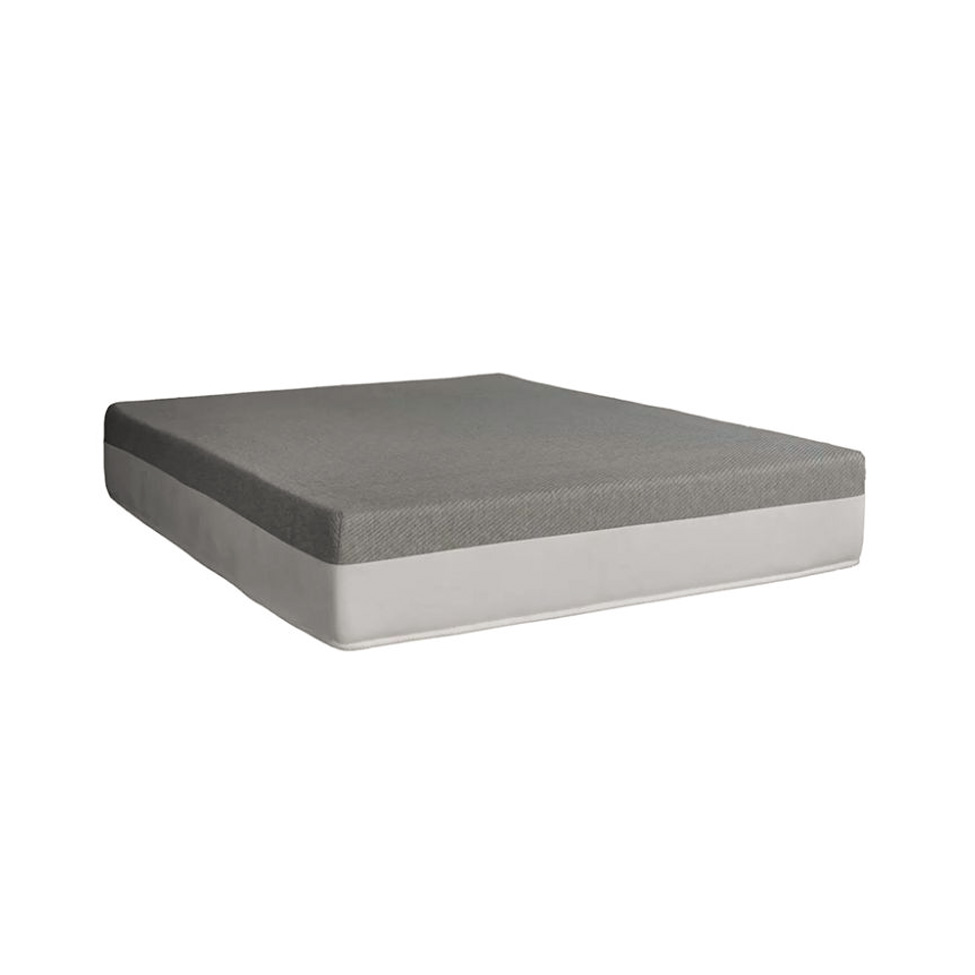 Cama Box King Joe Linho Cinza com Colchão Guldi Dream Mola Ensacada (30x193x203) Cinza e Branco