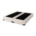 Cama Box King Joe Linho Cru com Colchão Guldi Duplo Plus D28 (16x193x203) Branco e Azul