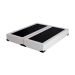 Cama Box King Joe Revestimento Sintético Branco com Colchão Guldi Espuma D28 Duplo 12cm (12x193x203) Azul e Branco