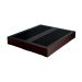 Cama Box King Joe Revestimento Sintético Preto com Colchão Guldi Espuma D28 Duplo 12cm (12x193x203) Azul e Branco