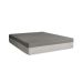 Cama Box King Joe Suede Grafite com Colchão Guldi Dream Mola Ensacada (30x193x203) Cinza e Branco