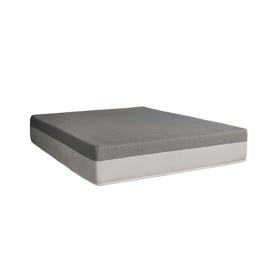 Cama Box King Joe Suede Grafite com Colchão Guldi Dream Mola Ensacada (30x193x203) Cinza e Branco